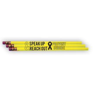 Prevent Suicide: Speak Up & Reach Out Pencil