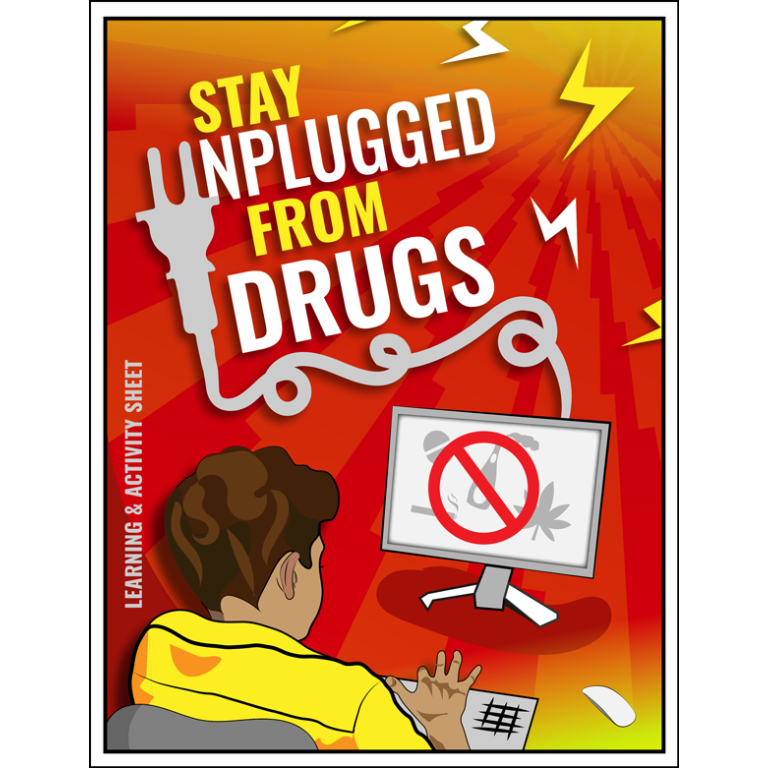 "Stay Unplugged from Drugs" Activity Sheet