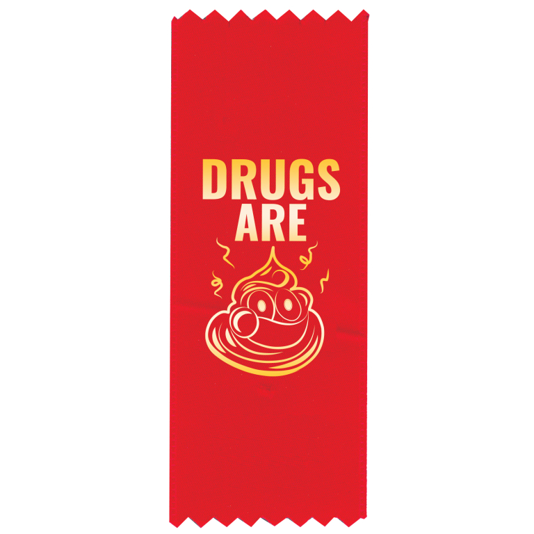 “Drugs are ?” Emoji Red Ribbon