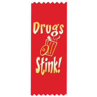 "Drugs Stink" Red Ribbon