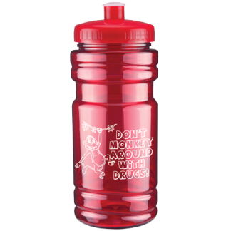 red ribbon week sports bottles