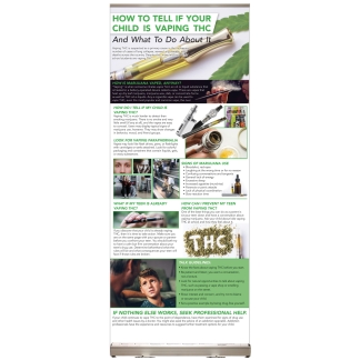 “How to Tell If Your Child Is Vaping THC” Presentation Display