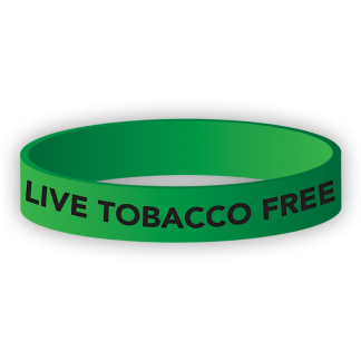 Live Tobacco Free Wristband