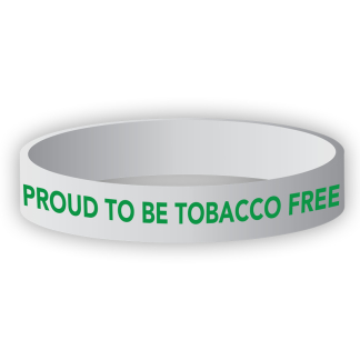 "Proud to Be Tobacco Free" Wristband