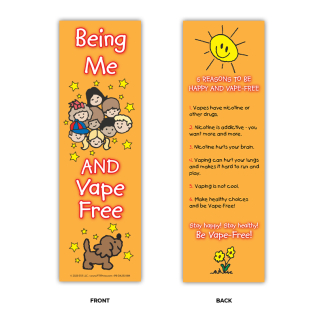 Being Me and Vape-Free! Bookmark