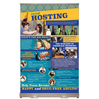Social Hosting Tabletop Display