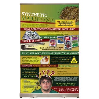 Synthetic Marijuana Tabletop Display