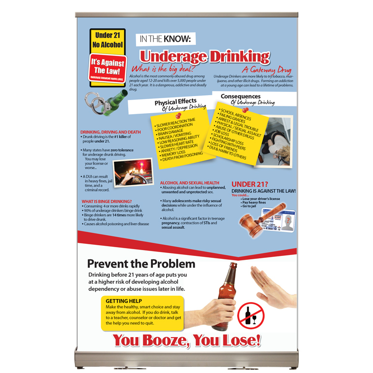 Underage Drinking Tabletop Display