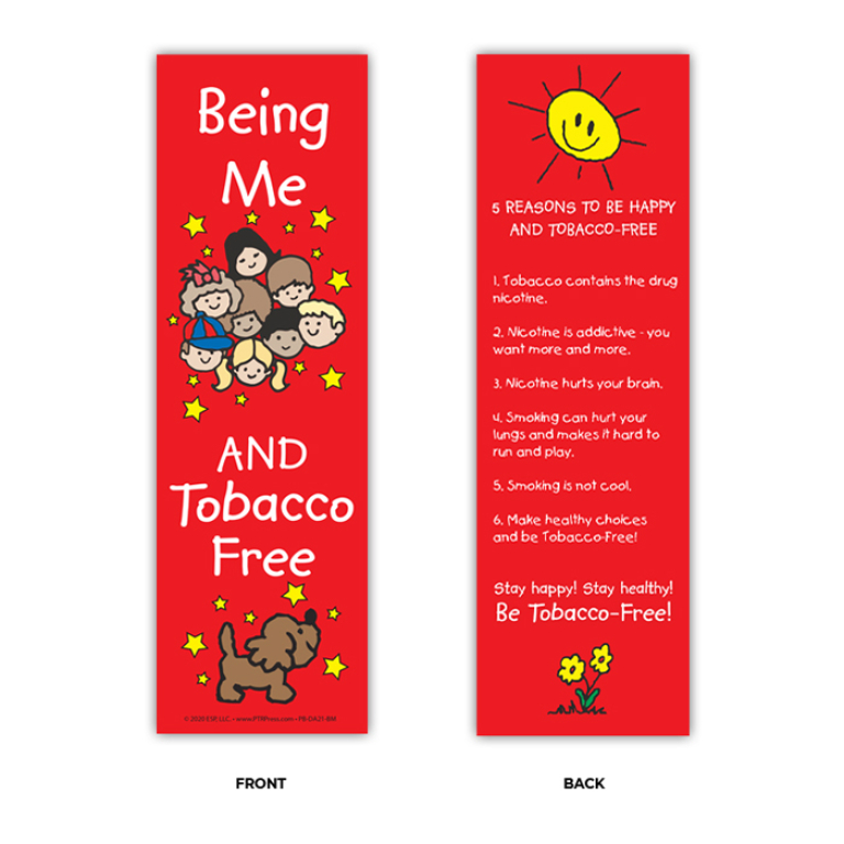 “Being Me and Tobacco Free!” Bookmark