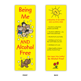 “Being Me and Alcohol Free!” Bookmark