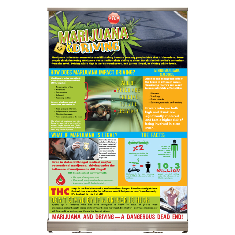 Marijuana and Driving Tabletop Display