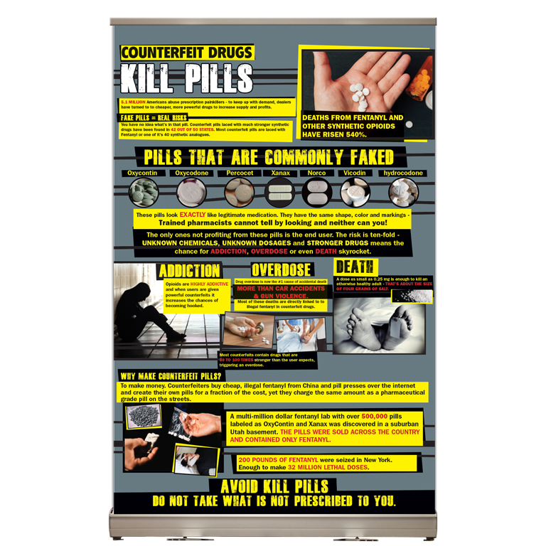 Counterfeit Drugs Tabletop Display
