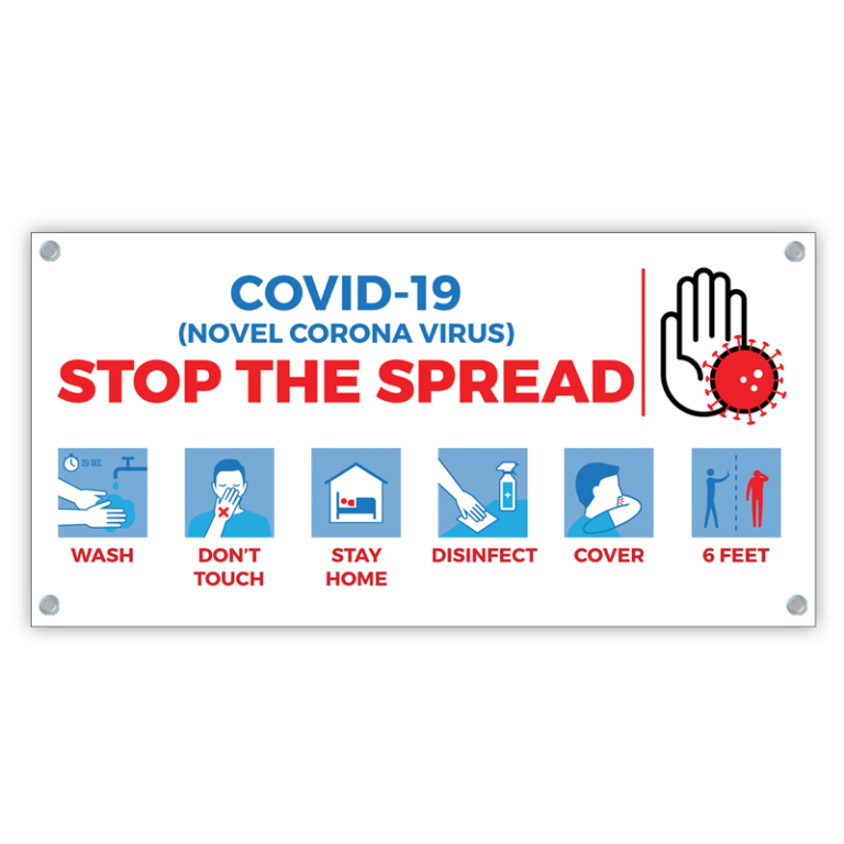 COVID-19: Stop the Spread Banner