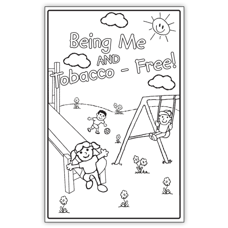 “Being Me and Tobacco-Free!” Color Me Poster