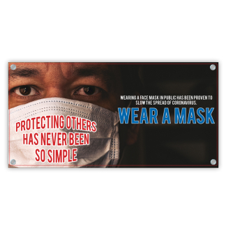 COVID-19: Wear Face Masks Banner (Adult)