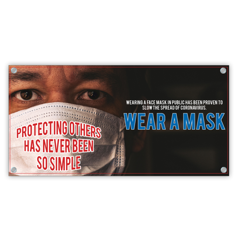 COVID-19: Wear Face Masks Banner (Adult)