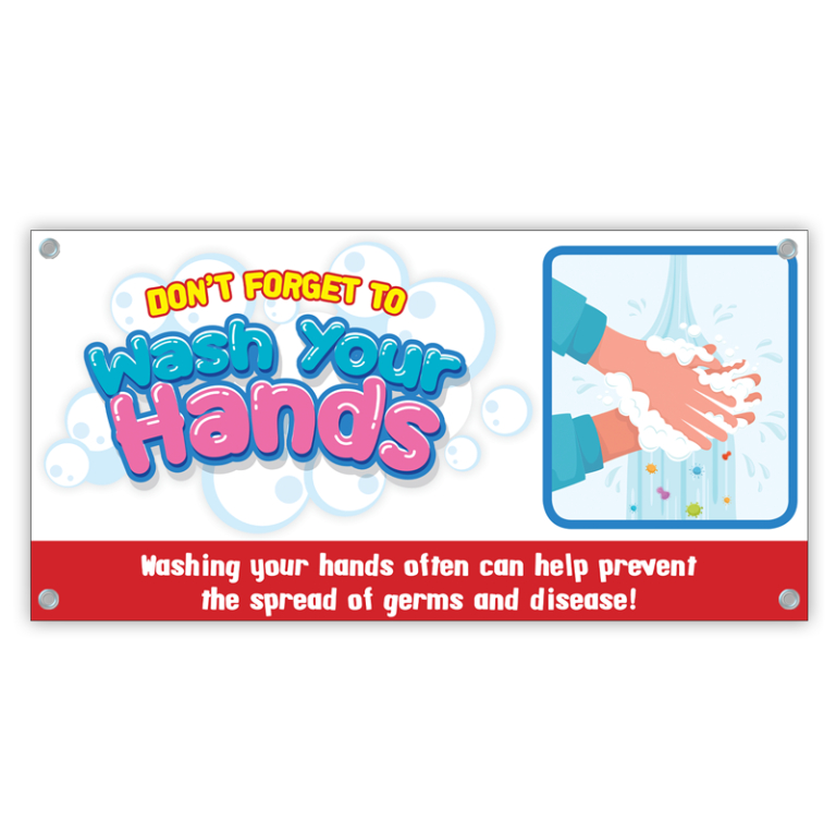 COVID-19: Hand Washing Banner (Children)