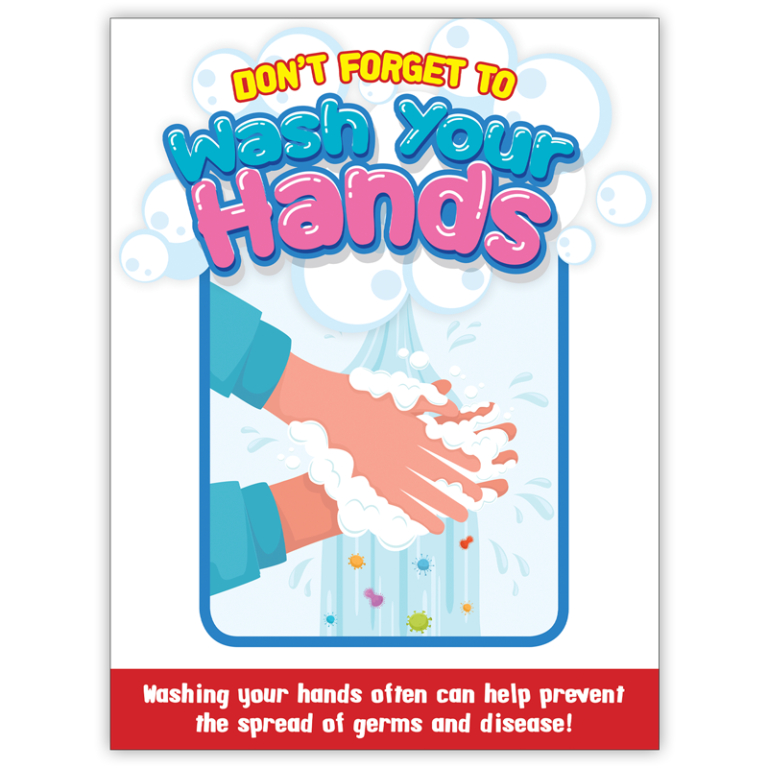 COVID-19: Hand Washing Poster (Children)