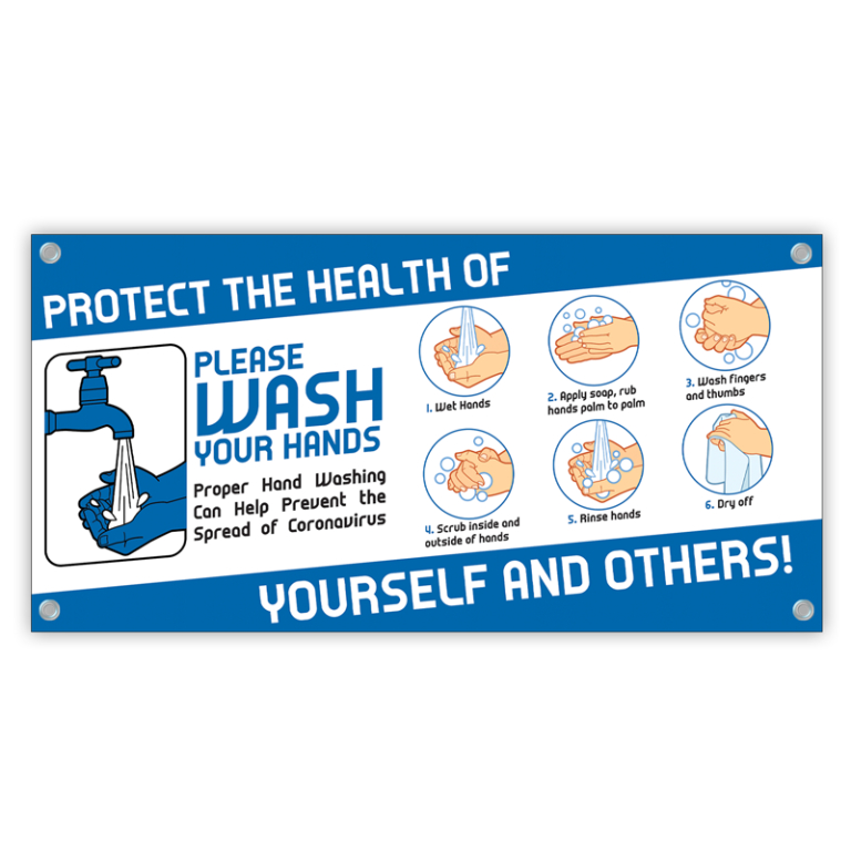 COVID-19: Hand Washing Banner (Adult)