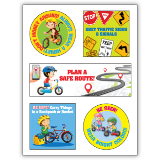 Wheel Safety Sticker Sheet