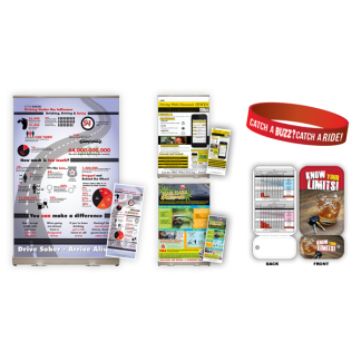 Drunk and Drugged Driving Tabletop Display Package