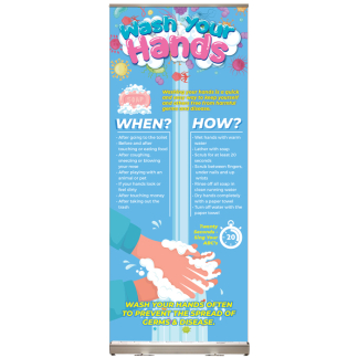 "Wash Your Hands" Presentation Display