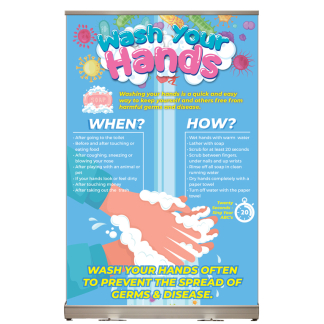 “Wash Your Hands” Tabletop Display