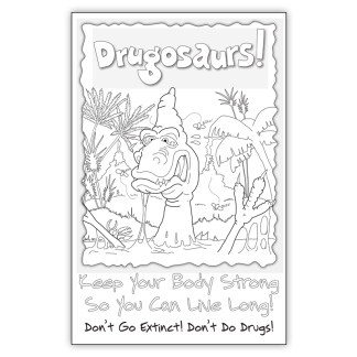 "Drugosaurs!" Color Me Poster