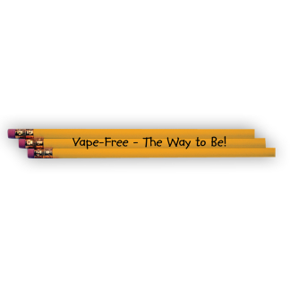 “Vape Free – The Way to Be!” Pencil