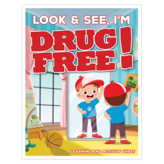 look drug free coloring sheets