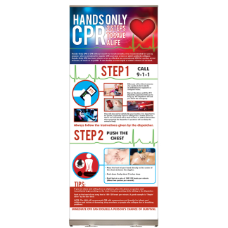 "Hands Only CPR" Presentation Display