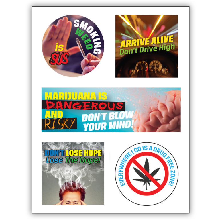 Marijuana Sticker Sheet