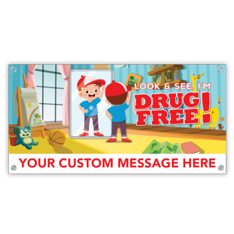 red ribbon week banner