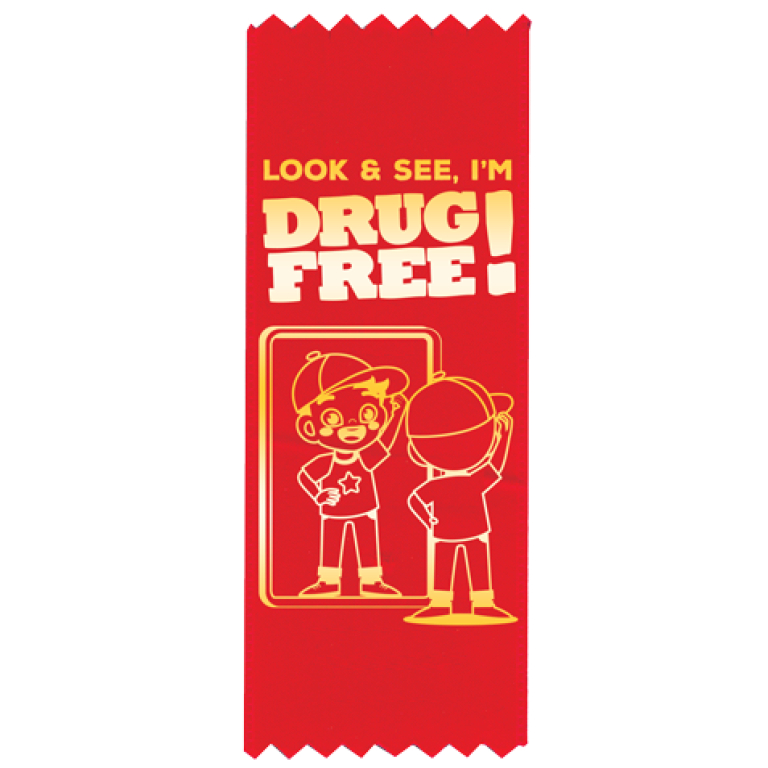 look see drug free red ribbons