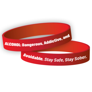 alcohol awareness wristbands