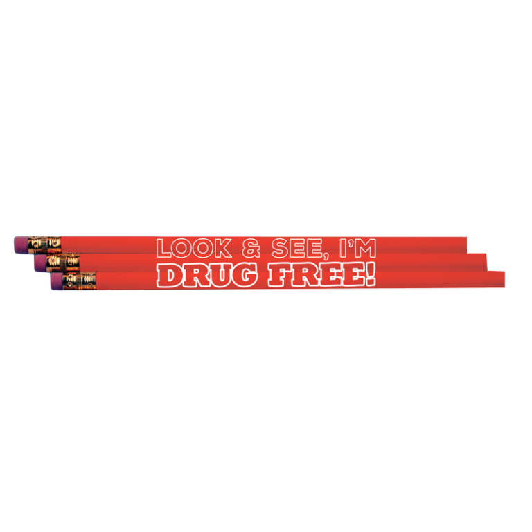 drug free looks me pencils