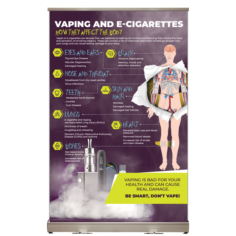 Vaping: How it Affects the Body Tabletop Display