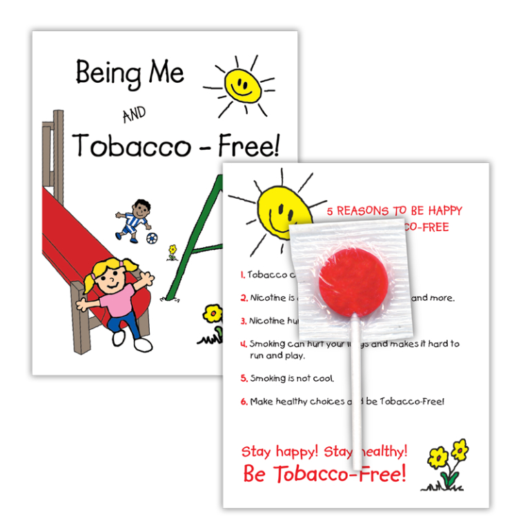 “Being Me and Tobacco-Free!” Lollipop Card