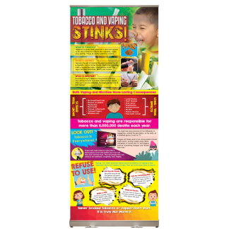 Tobacco and Vaping Stinks Presentation Display