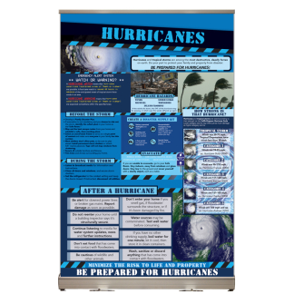 Hurricane Safety Tabletop Display