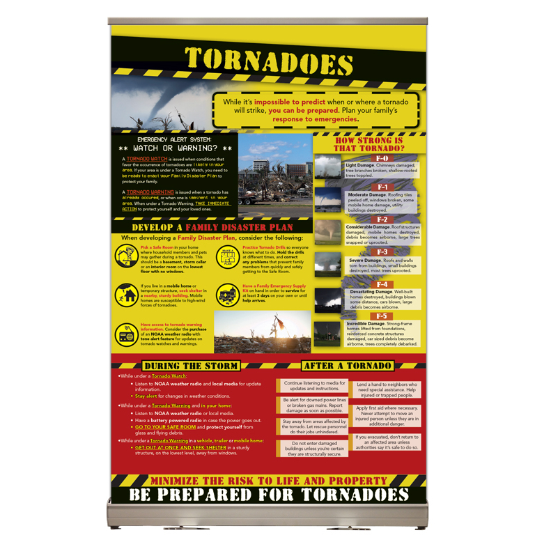 Tornado Disaster Plan Tabletop Display
