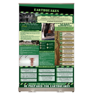 Earthquake Safety Tabletop Display
