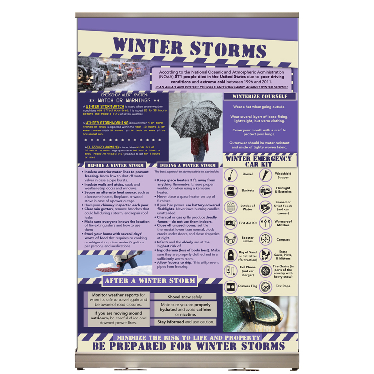 Winter Storms Tabletop Display