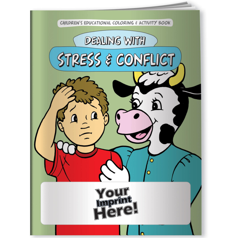 Dealing With Stress and Conflict Coloring and Activity Book
