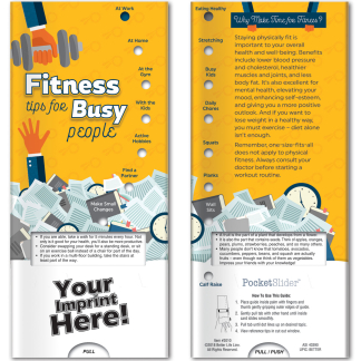Fitness Tips For Busy People Brochure Slider