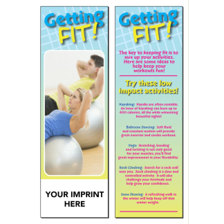 Getting Fit Bookmark
