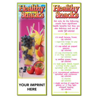 Healthy Snacks Bookmarks