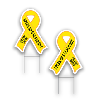 suicide prevention yard signs