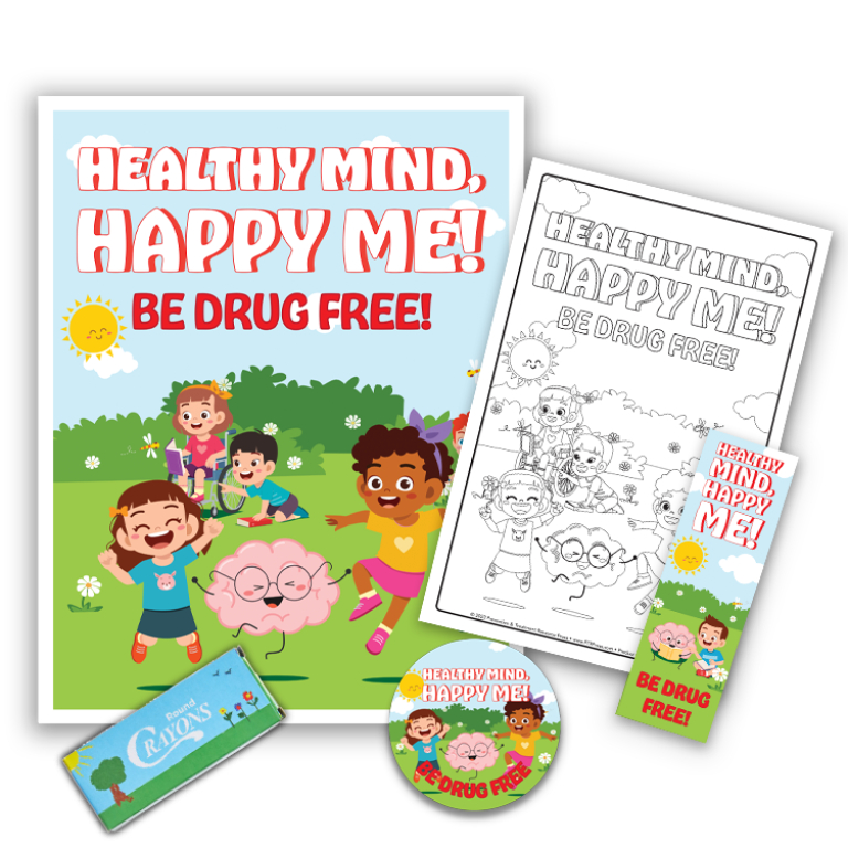 healthy mind happy me be drug free kit for kids