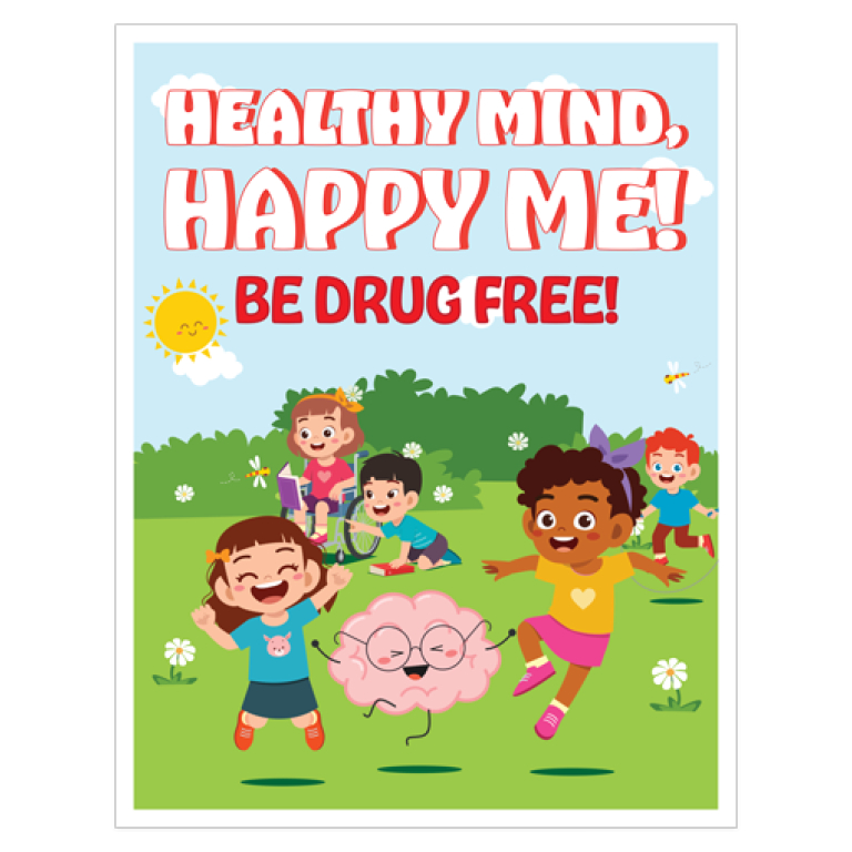 healthy mind happy me be drug free activity sheets